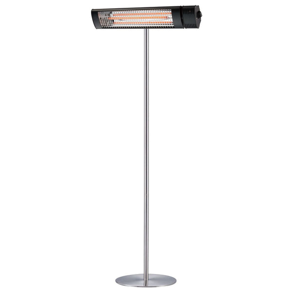 Stufa Elettrica ad Infrarossi Lampione da Esterno 2000W Sined Caldo IRB Nero e Silver online
