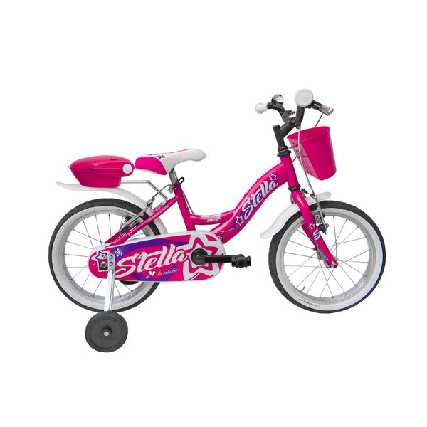 prezzo Bicicletta per Bambina 16” 2 Freni Bimba Stella Ciclamino
