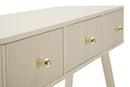 Console Shy 108x30x77 cm in Pino e MDF e Ferro      