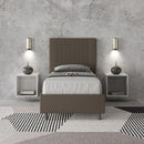 Letto Singolo Goya Cappuccino Varie Misure