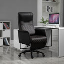 Sedia Poltrona Direzionale da Ufficio in Similpelle  Nera