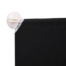 Scarpiera 32 Paia in Plastica e Metallo Bianca e Nera 95x37x160 cm 