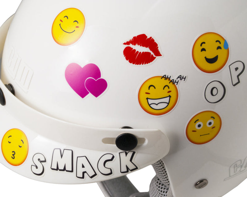 Casco Demi-Jet per Bambini con Frontino CGM Cuba Smile 204S Bianco