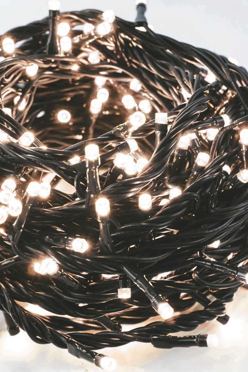 Luci di Natale 1000 LED 39,96m Bianco Caldo da Esterno-Interno Soriani