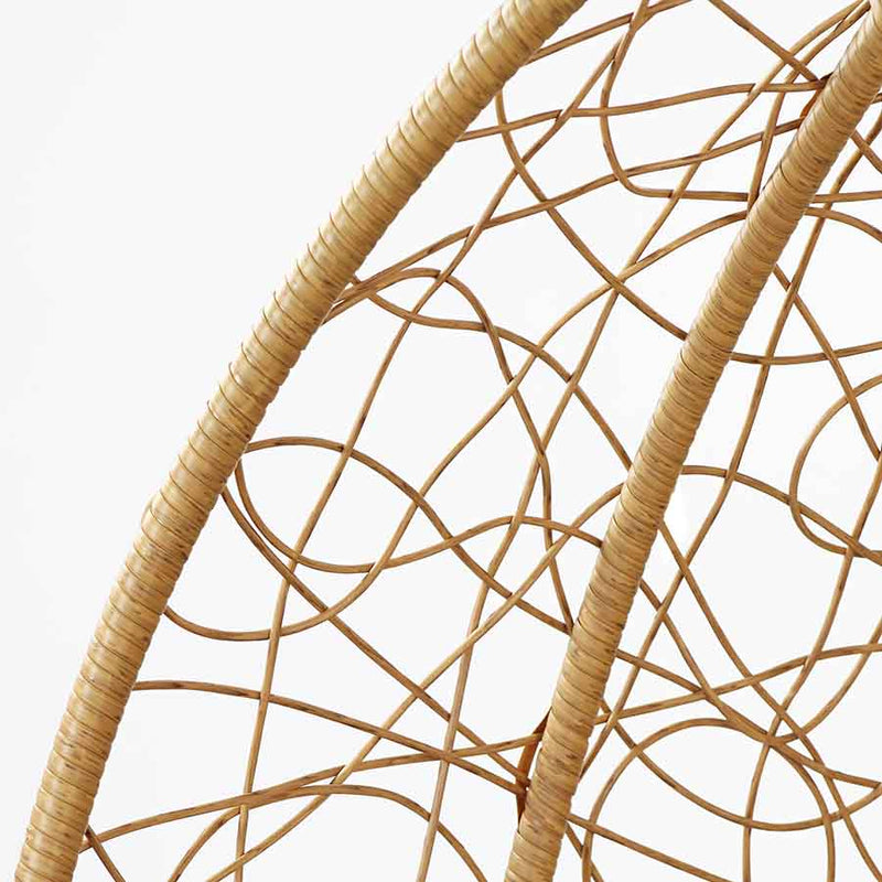 Dondolo Pensile da Giardino con cuscino Ø108x198 cm con Cuscino