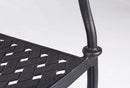 Set 4 Sedie da Giardino 65x60x92h cm con Braccioli Ivrea Antracite