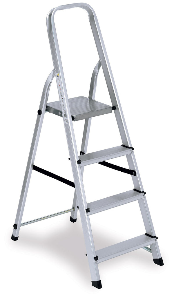 Scaletto Sgabello Richiudibile in Alluminio 4 Gradini Fadi Everest Silver online