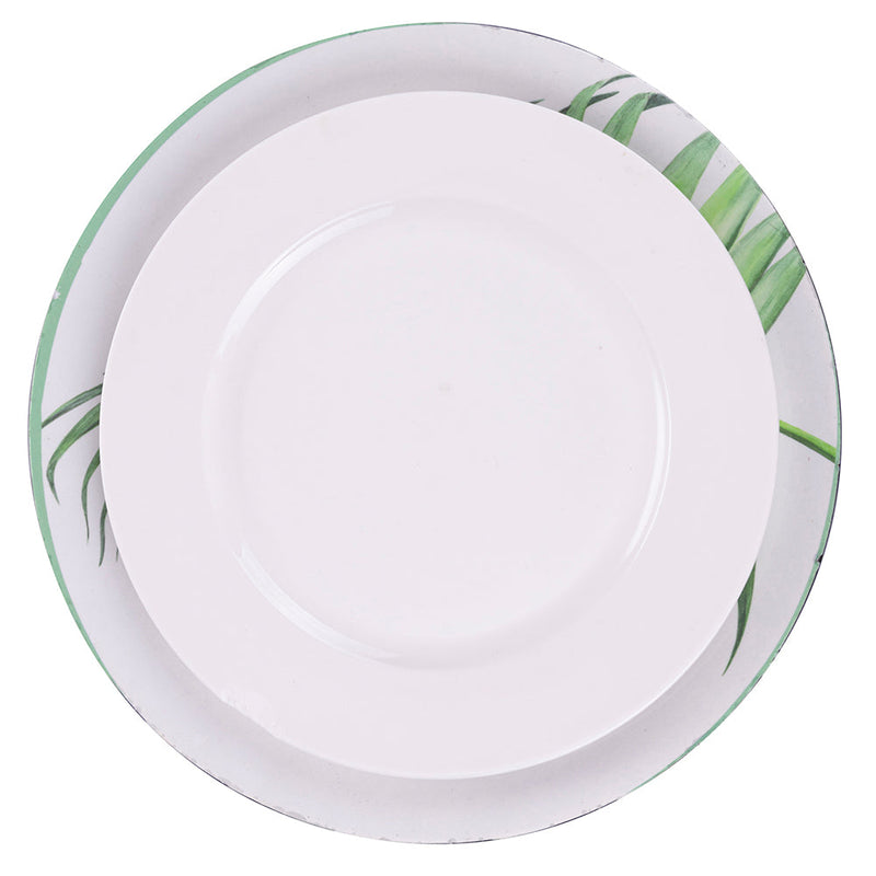 Set 6 Sottopiatti Tondi Ø33x2 cm  in Polipropilene VdE Tivoli 1996 Oriental Botanique