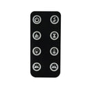 Camino Elettrico da Parete o Incasso Alaro Ultra+ 152x18x52 cm Effetto Fiamma Telecomando in MDF Nero