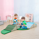 Set 6 Costruzioni Morbide per Bambini 1-3 Anni in PU ed EPE Multicolore Verde e Blu    