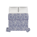 Trapuntino Estivo Double Face in Microfibra 100 gr con Stampa Jeans Stripes Basic Varie Misure