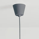 Sospensione Grigio Silicone Lampadario Moderno Interno E27
