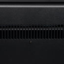 Camino Elettrico da Pavimento 1800W Effetto Fiamma e Telecomando 96,5x22x81,7 cm Bianco