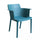 Poltrona Cathy 60x58x76,5 cm  in Polipropilene Verde petrolio