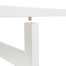 Consolle Allungabile con Cassetti 150x80x74 cm  Bianco