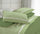 Set Lenzuola in Cotone Sopra Sotto e Federe Cober Belfast Verde Varie Misure