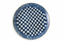 Set 6 Piatti Frutta in Porcellana Decoro Blu Ø19,5 cm Villa d'Este Home Tivoli Masai Blue