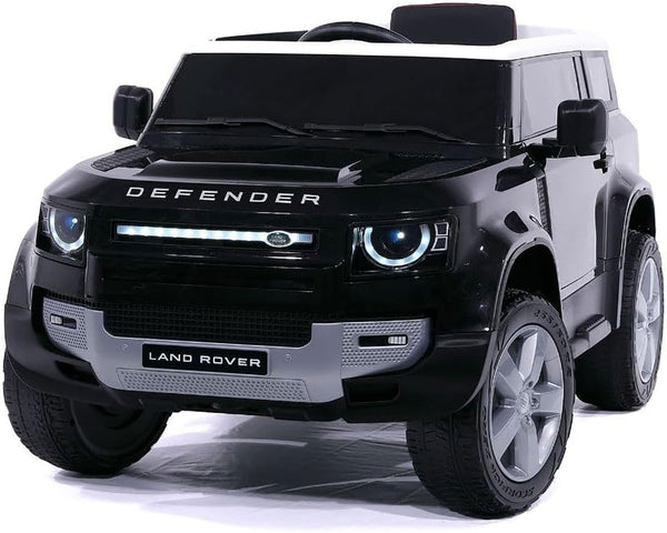 Macchina Elettrica per Bambini Licenza Ufficiale Land Rover Defender 12V 7Ah Nero sconto