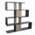 Libreria Adrianne 145x29x145 h cm in Truciolare bilaminato Antracite