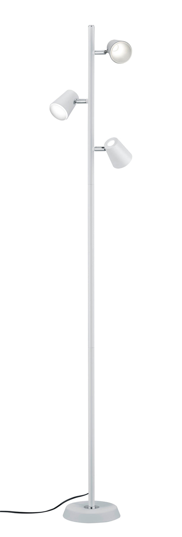 Piantana da Interno a LED in Metallo Bianco Opaco sconto