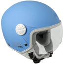 Casco Jet per Bambini Visiera Sagomata CGM Havana 205A Azzurro Opaco YS - (49-50 cm)