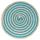 Set 4 Tovagliette Ø38 cm  in Paglia e Carta VdE Tivoli 1996 Spiral