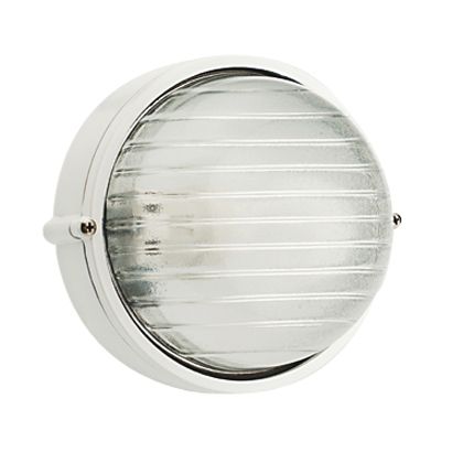 Lampada Plafoniera Tonda Grande Colore Bianco per Esterno Linea Industriale Sovil online
