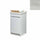 Mobile Lavatoio in Ceramica 1 Anta con Strofinatoio in Legno Massello 45x50x86A cm Olmo Bianco