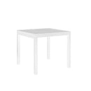 Tavolo Allungabile Hawaii 90/180x90x75 h cm in Alluminio Bianco