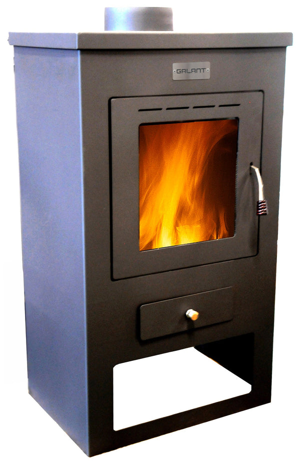 Stufa a Legna 10KW in Acciaio Beker Nera prezzo