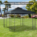 Tetto di Ricambio per Gazebo 3x3m a 2 Livelli e Resistente ai Raggi UV   Grigio Antracite
