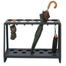 Portaombrelli Design Moderno Rettangolare Capienza 17 Ombrelli in Acciaio Antracite Seconda Scelta 