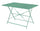 Tavolo Pieghevole da Giardino 110x70x72 cm Bistrò in Ferro Verde