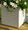 Fioriera da Esterno 40x40x40 cm Camelia in Legno Laccato Bianco