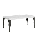 Tavolo Allungabile 90/246x90x77 cm Paxon Premium Bianco Frassino