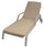 Cuscino per Lettino Prendisole da Giardino 190x57x5 cm in Dralon Allegro Ecru