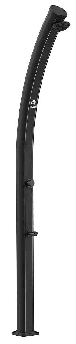 Doccia Solare da Giardino 25L Miscelatore e Lavapiedi Sined Emi Nera prezzo