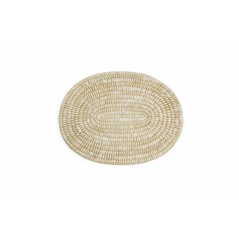 Set 6 Tovagliette Ovali in Midollino Villa d'Este Nature