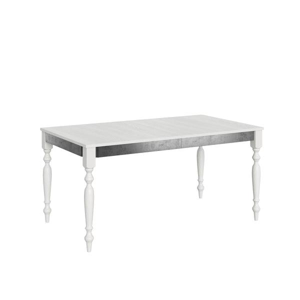 Tavolo Allungabile 160-264x90x80 cm Romagna Iron Bianco Frassino acquista