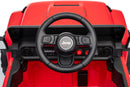 Macchina Elettrica per Bambini 101x59x65 cm Licenza Jeep Rubicon Small Rosso