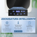 Asciugatrice ad Aria Carico 4kg con Timer e Programma Smart 48x40x56 cm in Acciaio Inox e ABS Bianco   