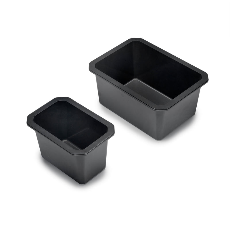 Contenitori Organizer Cassetti da Bagno 6 Cubi in Tecnoplastica Emuca Tidy Grigio Antracite