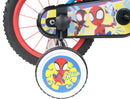 Bicicletta per Bambini 16" Marvel Spidey Freni Caliper e Stabilizzatori in Acciaio Hi-Ten Azzurro