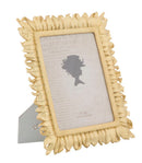 Cornice Glam Petalo 23x1,7x28 cm in Resina Oro