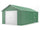 Casetta Box da Giardino in Lamiera di Acciaio 438x721x324 cm Verde