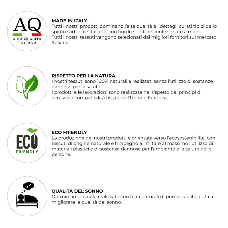 Set Lenzuola Sopra Sotto e Federe Bordi in Raso Garrini Eveline Avorio/Oro Varie Misure