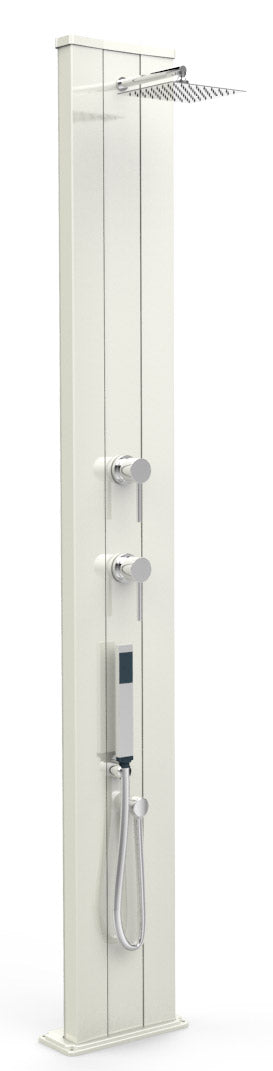 sconto Doccia da Giardino Miscelatore e Doccetta Arkema Dada S Top Line Perla Bianca