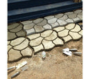 Stampo per Pavimentazione Giardino e Sentieri 42,5x42,5cm Matrice per Cemento