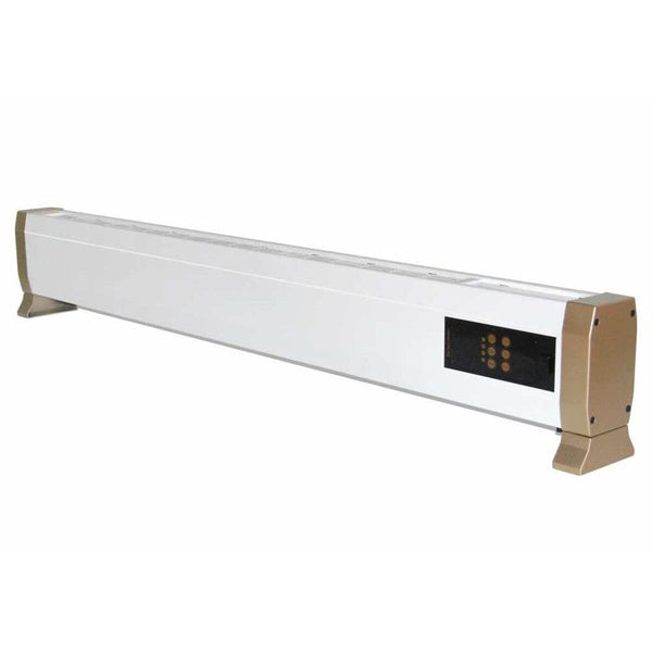 Stufa Elettrica a Battiscopa da Pavimento 100x12,5x24 cm 1800W Sined Bianco acquista