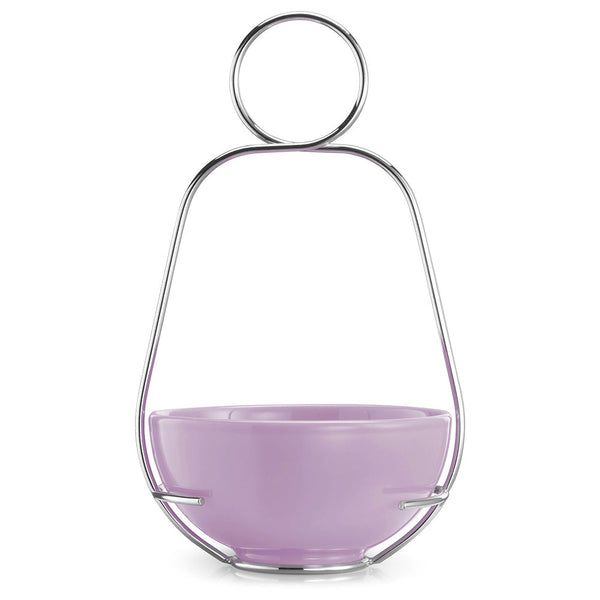 acquista Coppetta per Aperitivo in Gres e Acciaio Kaleidos Lilla